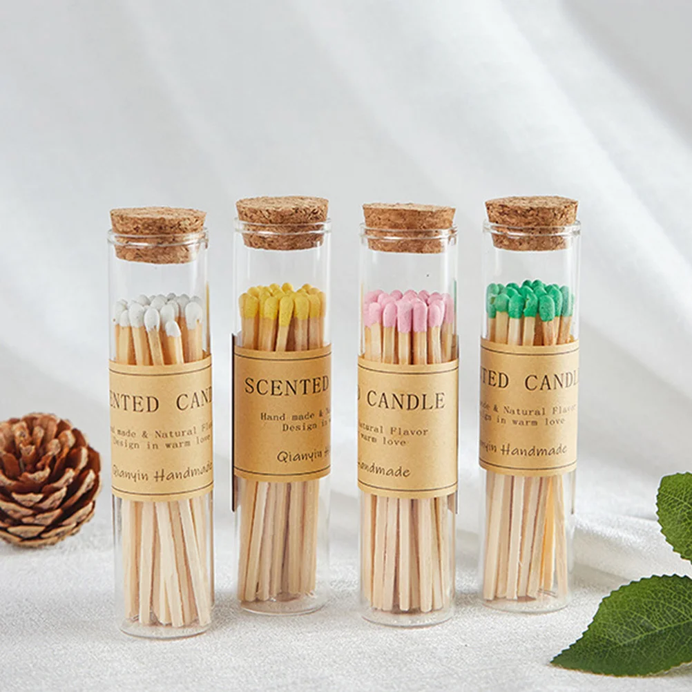 20Pcs Small Glass Jar Matches Bottle Sub Mini Wishing Bottle Containers Cork Stopper Glass Bottles Display Laboratory Sample 3
