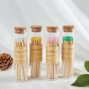 20Pcs Small Glass Jar Matches Bottle Sub Mini Wishing Bottle Containers Cork Stopper Glass Bottles Display Laboratory Sample 3