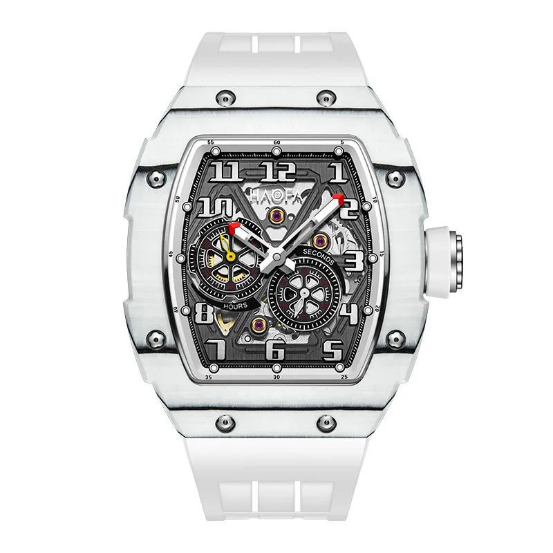Haofa腕時計 自動巻き スケルトン Amazon | HAOFA 腕時計メンズ 自動巻き スケルトン時計