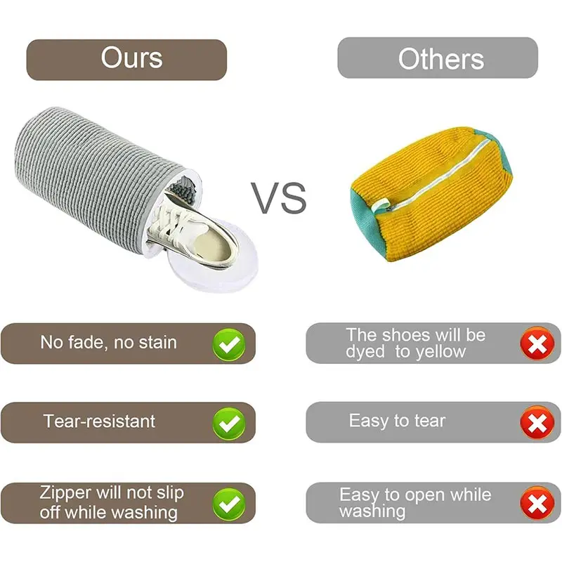 1/2PCS Laundry Washing Shoes Bag Protector Fluffy fibers Polyester Washing Shoes Machine Friendly Laundry Bag Drying Laundry Bag 5