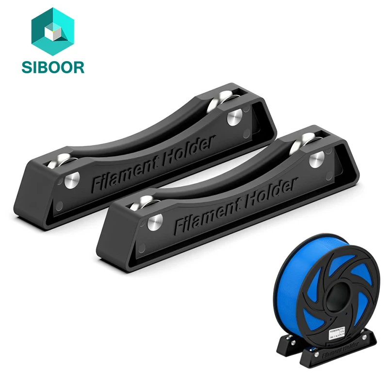 Assento Fixo para Carretel de Filamento Impressora 3d Abs Pla Petg Material de Impressão Bandeja Preto
