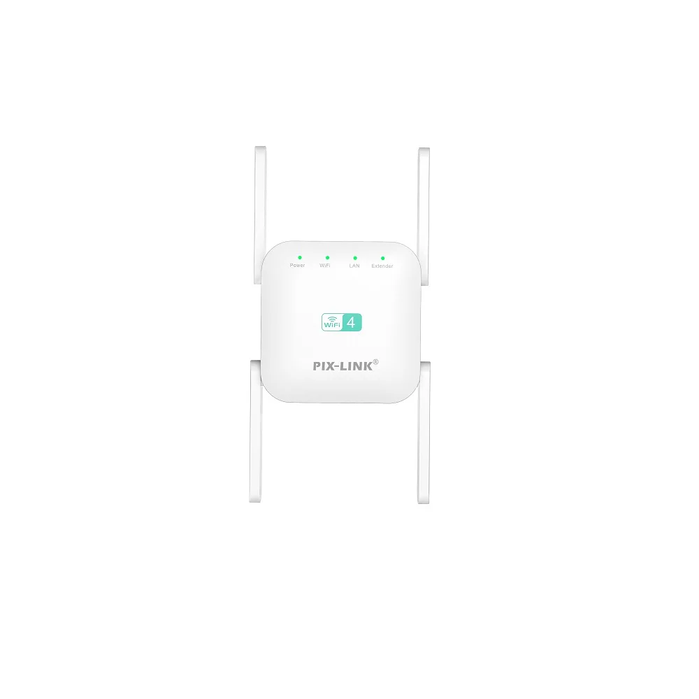 

PIX-LINK WR52Q Wireless WiFi Repeater Extender 300M White Wi-Fi Amplifier 802.11N/B/G Booster Wireless-N Repetidor Access Point