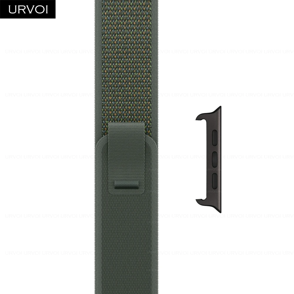 URVOI Nylon Weave Trail Loop Band with Pull Tab Closure