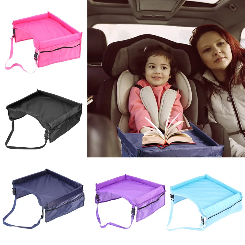 Plateau de siège de bébé, Table de voiture étanche, auto améliorée, plateau  de voyage pour enfants, rangement de jouets pour enfants, support pour  nourrissons, clôture de bébé de dessin animé - AliExpress