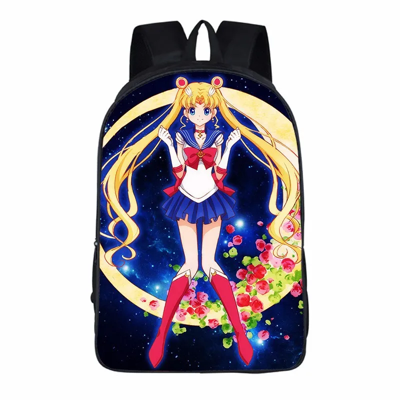

3D Sailor Moon Cartoon Student School Bag Large Capacity Personalized Leisure Backpack for Primary and Secondary School Students