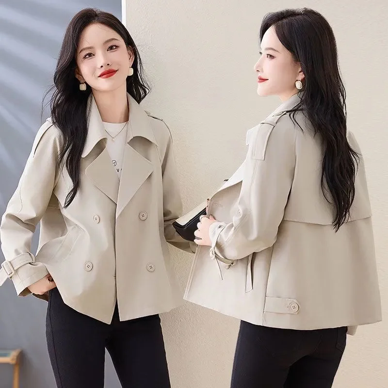 High End Suit Jacket For Petite Women 2025 Spring And Autumn New Casual Top Temperament Thin Windbreaker