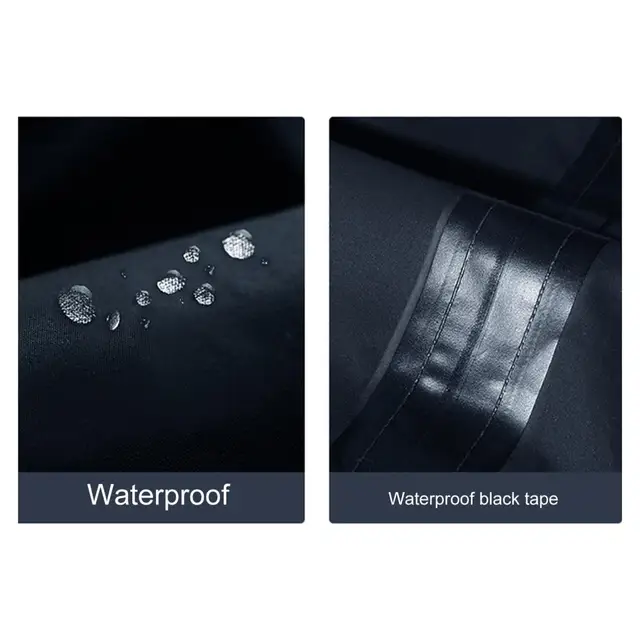 1 Beállított Esőkabát Lélegző, Osztott Fényvisszaverő Esővel Esőruha Vízálló Kettős Rétegű Nadrág Lovagláshoz - Image 5