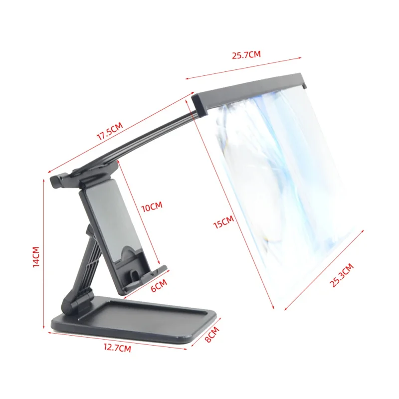 Phone Screen Amplifier 12 Inch Mobile Phone Screen Projection Amplifier