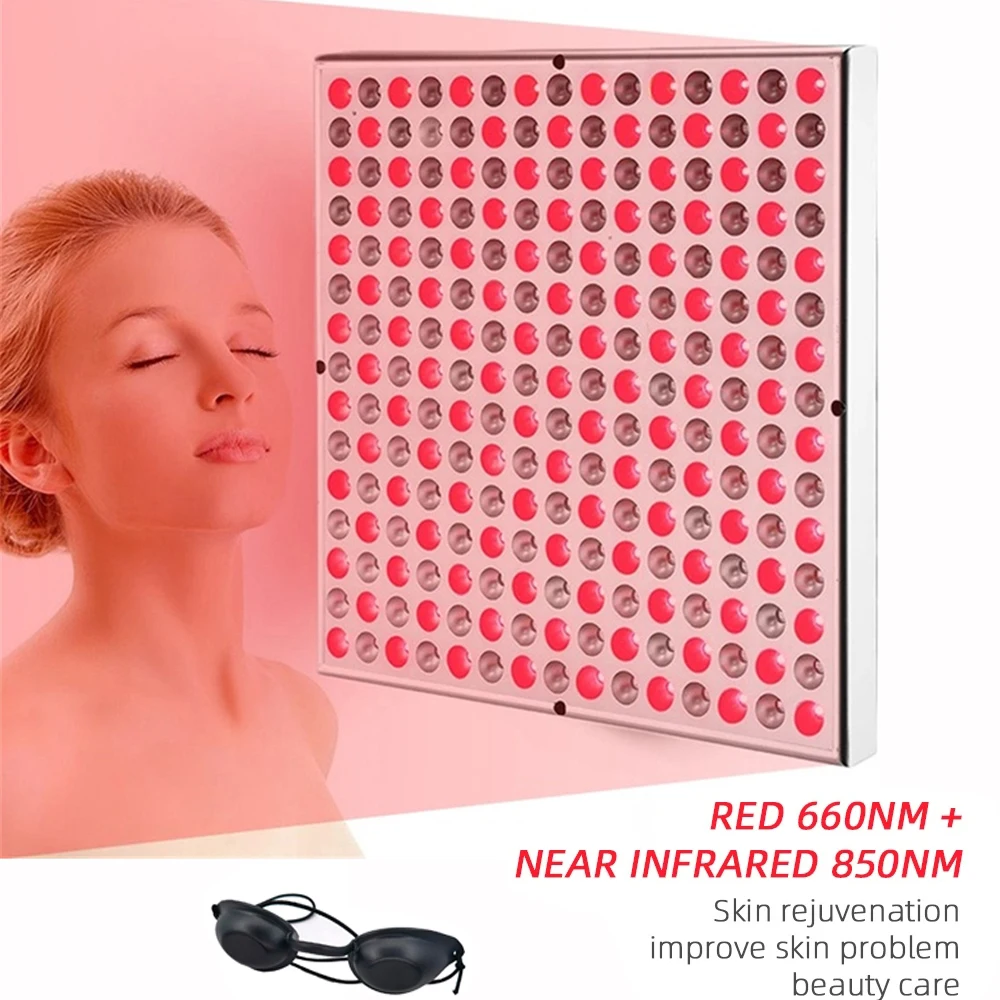 Health Care 45W Red LED Light Therapy Panel 660nm&Near-Infrared 850nm LED Light For Skin Beauty Body Pain Relief Red Grow Lamps