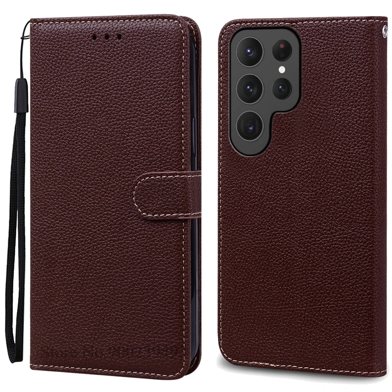 Leather Wallet Flip Case | Luxurious Book Cover Coque s