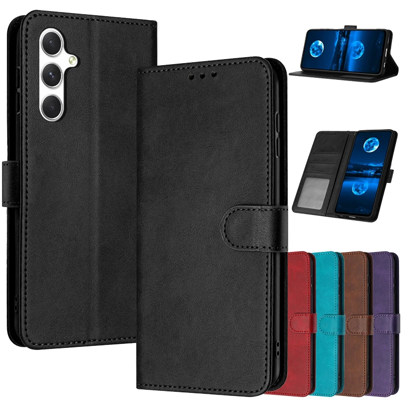Magnetic Leather Flip Wallet Case Cover