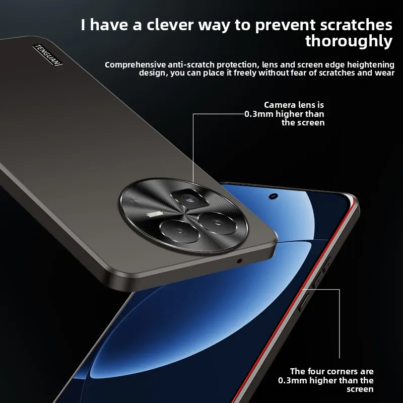 Ultra-Thin Frosted Lens Shockproof Case - Anti-Drop Full Cover