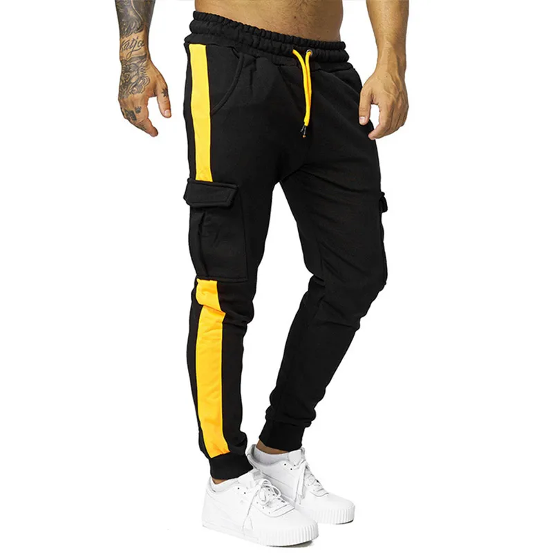 Winter KPOP Fashion Style Harajuku Slim Fit Trousers Loose All Match Sport Casual Pants Pockets Straight Cylinder Cargo Pants