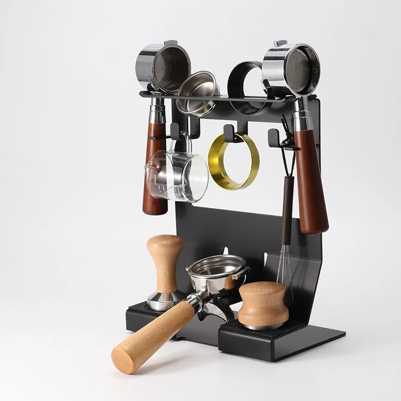 

Bar Coffee Utensils Storage Rack Coffee Handle Multifunctional Sorting Rack Powder Press Hammer Powder Distributor