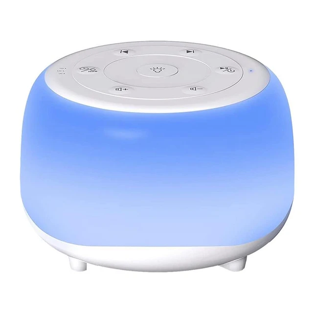 Máquina de ruido blanco para bebés y adultos, dispositivo de sonido de  apagado temporizado recargable por USB, Monitor de relajación para bebés y  adultos - AliExpress