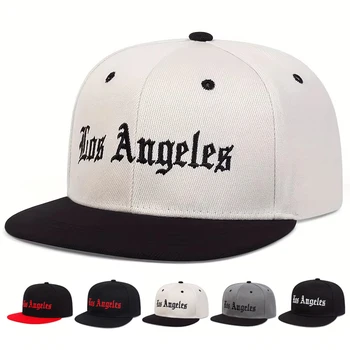Unisex Los Angeles Embroidery Hip-hop Hats Spring Autumn Adjustable Casual Snapback Baseball Caps Outdoor Sunscreen Hat