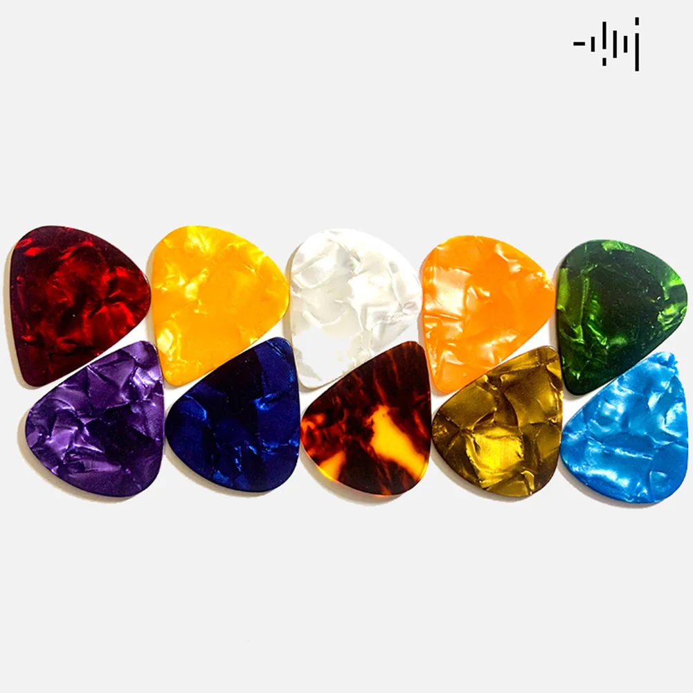 

12Pcs 0.46mm Guitar Picks Plectrum Celluloid Acoustic Electric Guitar Bass Music Instruments Accessories Mix Color