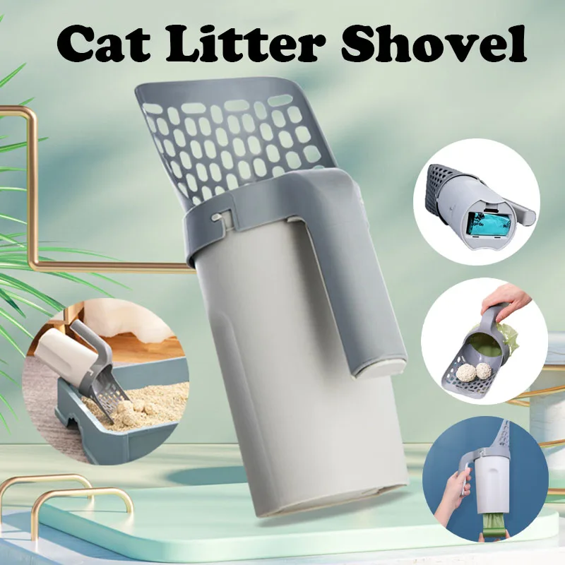 Cat Litter Scoop Self cleaning Cat Litter Box Shovel Kitty Toilet Clean