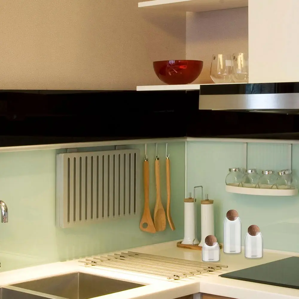 Cork Ball Glass Jar Storage Tank Sealed Tea Cans Grains Transparent Storage Jars 500Ml 90X100Mm 16 Cork Ball Glass Jar Storage Tank Sealed Tea Cans Grains Transparent Storage Jars 500Ml 90X100Mm