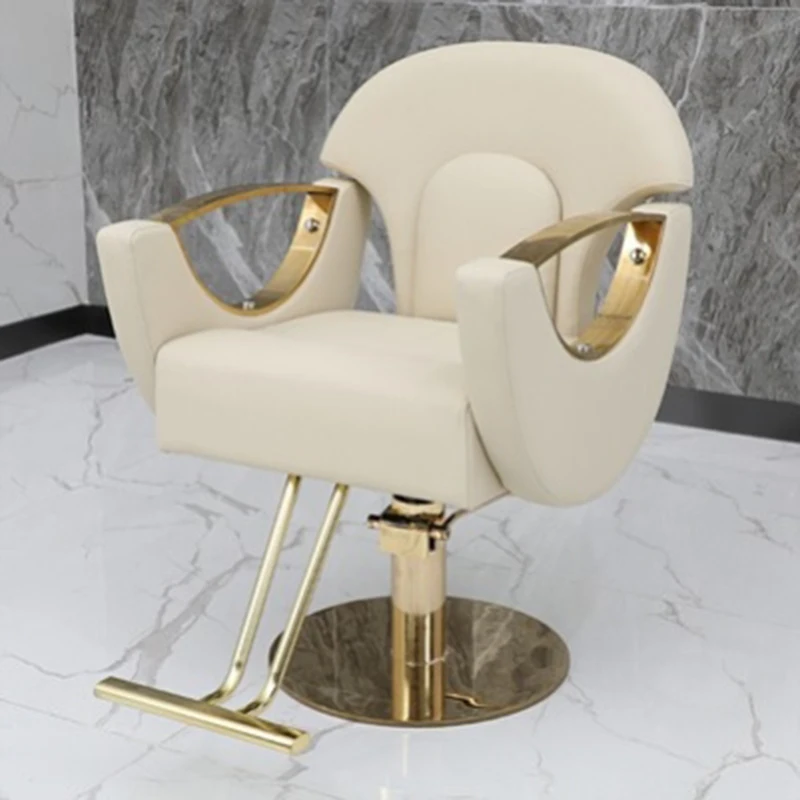 Comfortable Vanity Barber Chairs Salon Hairdresser Professional Beauty Barber Chairs Ergonomic Silla Barberia Luxury Furniture professional barber chairs hairdresser ergonomic vanity stylist chair cosmetic aesthetic silla de barbero modern furniture