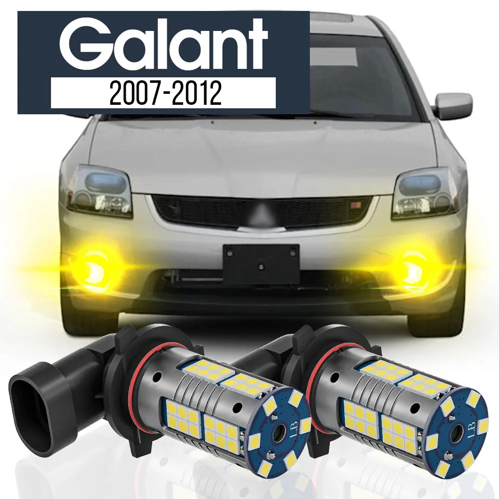 

2pcs LED Fog Light Lamp Blub Canbus Accessories For Mitsubishi Galant 2007-2012 2008 2009 2010 2011