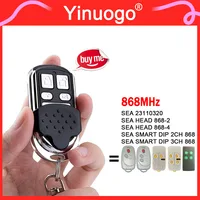 SEA Garage Door Remote Control 868.35MHz Fixed Code Compatible With SEA 23110320 HEAD 868-2 868-4 / SEA SMART DIP 2CH 868 1