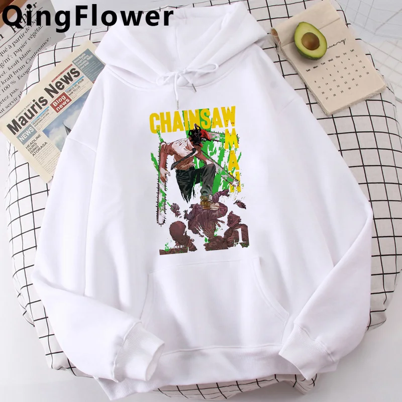 

Chainsaw Man Pochita Makima hoodies men streetwear hip hop Ulzzang male hoody streetwear