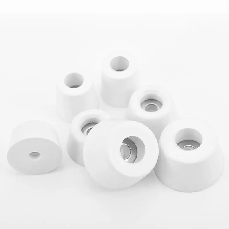 Lot De 50 Patins De Protection Meubles En Caoutchouc Transparent - 17 X 6 Mm - Uxcell