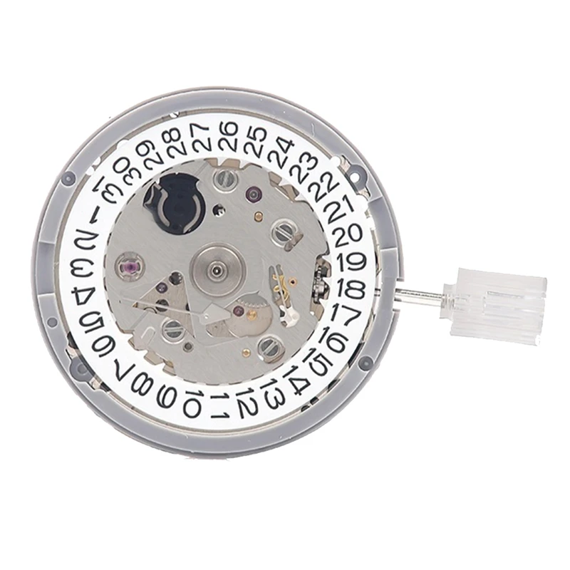 

1 PCS NH35/NH35A 3 O'clock White Calendar Watch Movement High Precision Mechanical Automatic Watch Movement Parts Accessories
