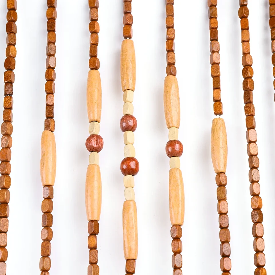 Wooden Bead Curtain for Home Decor