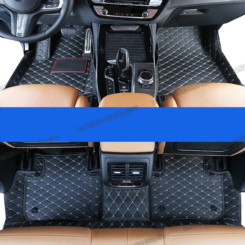 Leather Car Floor Mat For Bmw X3 G01 2018 2019 2020 2021 2022 2023 G02 X4 Accessories Interior