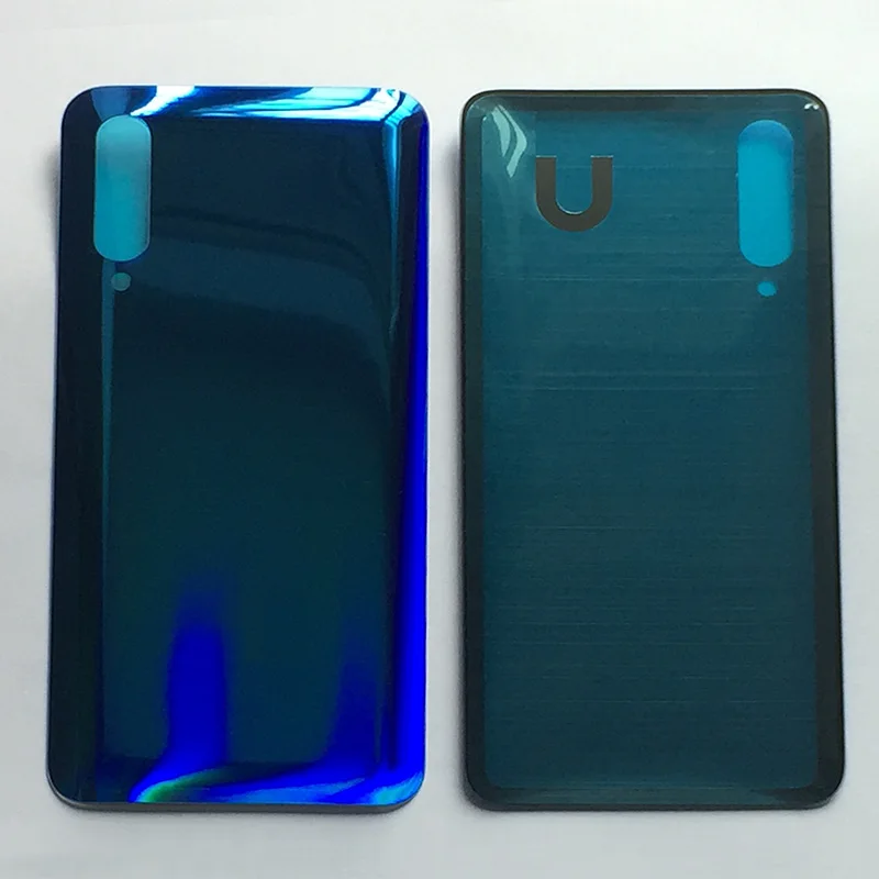 Back Battery Cover phone back cover glass battery cover glass phone back cover For Xiaomi Mi 9 Mi9 Back Battery Cover Replacement-Rear Glass Door Housing Case with Pre-Adhesive