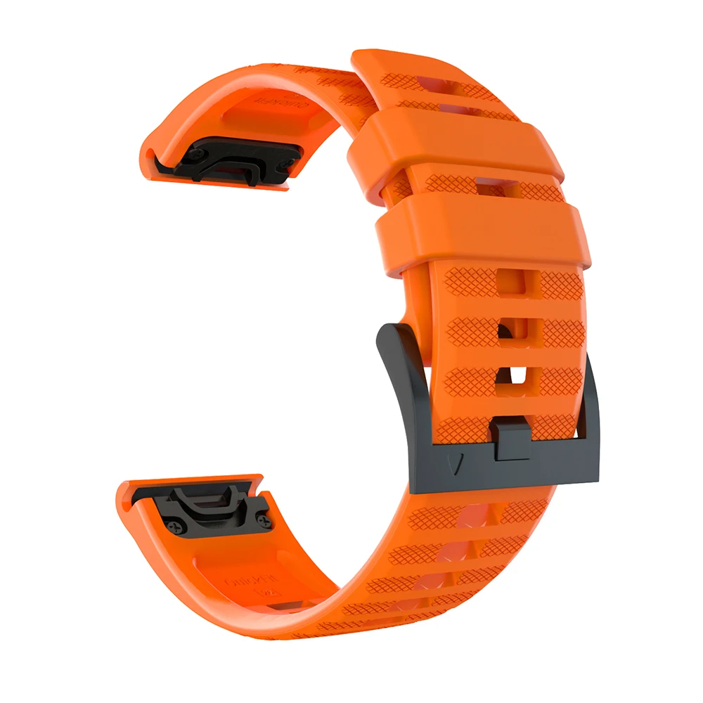 Фото Ремешок силиконовый для наручных часов, 22 мм, для Garmin Forerunner 945 935 955 965 Fenix 5 6pro 7 Epix2 MARQ подход S60/62 №2