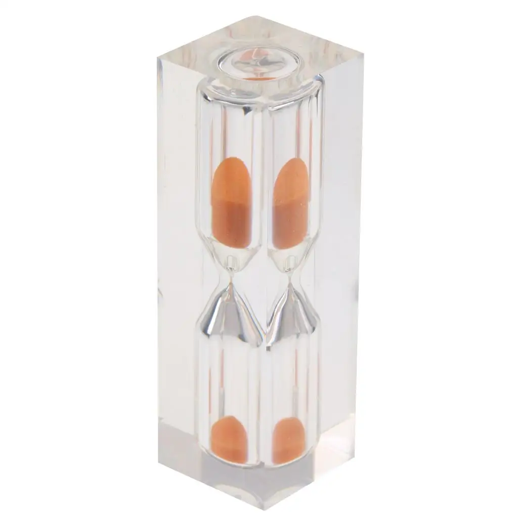 Clear Acrylic Sandglass 3 Mins Hourglass Sand Egg Timer Clock Home Decor Gifts 6