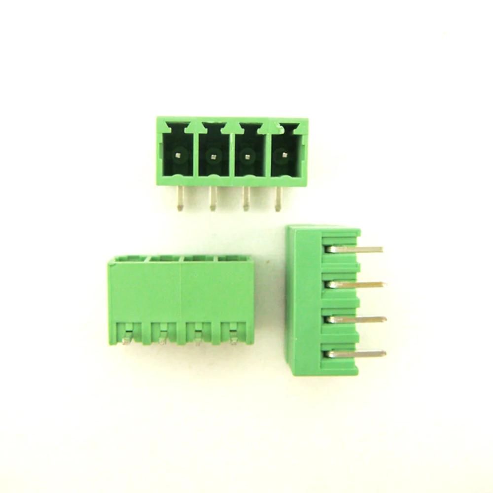 

(50pcs/Lot) 15EDGRC-3.81-4P Bend Pin Terminal Block Connector Plug-in Pluggable Type Free Shipping