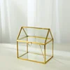 Geometric Glass House / Handmade Glass Terrarium / Modern Planter for Indoor Gardening / Desktable Vase / Stained Glass Box 5