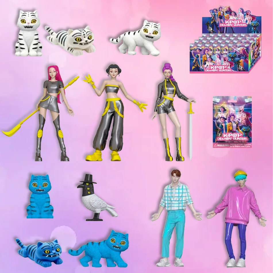 1 Uds Kpop Demon Hunters Figura K Pop Demon Hunters Figuras Huntrix Figuras De Juguete Derpys Tiger Rumi Mira Zoey Sussy Estatui
