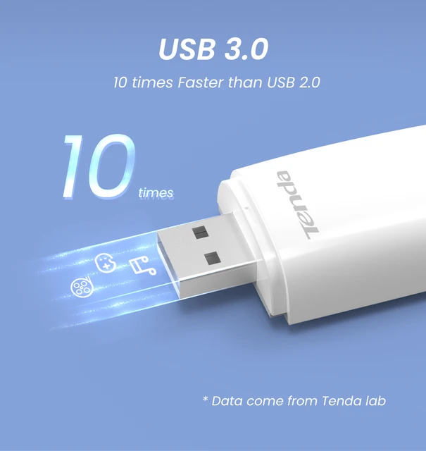 Wavlink Adaptador WiFi USB 3.0 para PC, AC1300 Adaptador de red inalámbrica  de doble banda 5 GHz+2.4 GHz con antenas de alta ganancia para Windows