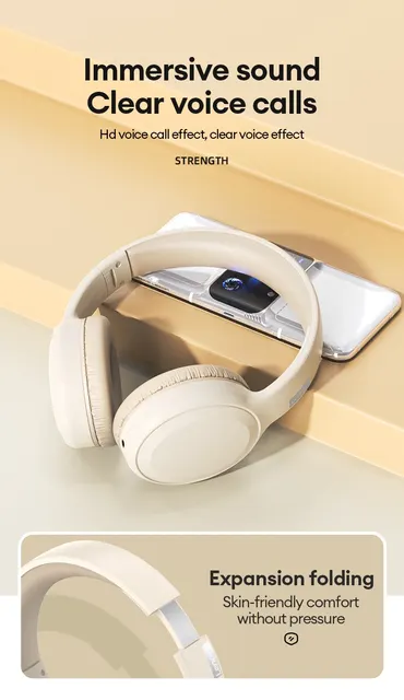 Lenovo-auriculares inalámbricos TH30, cascos con Bluetooth 5,3, plegables,  deportivos, con micrófono, para música, 250mAh » Chollometro