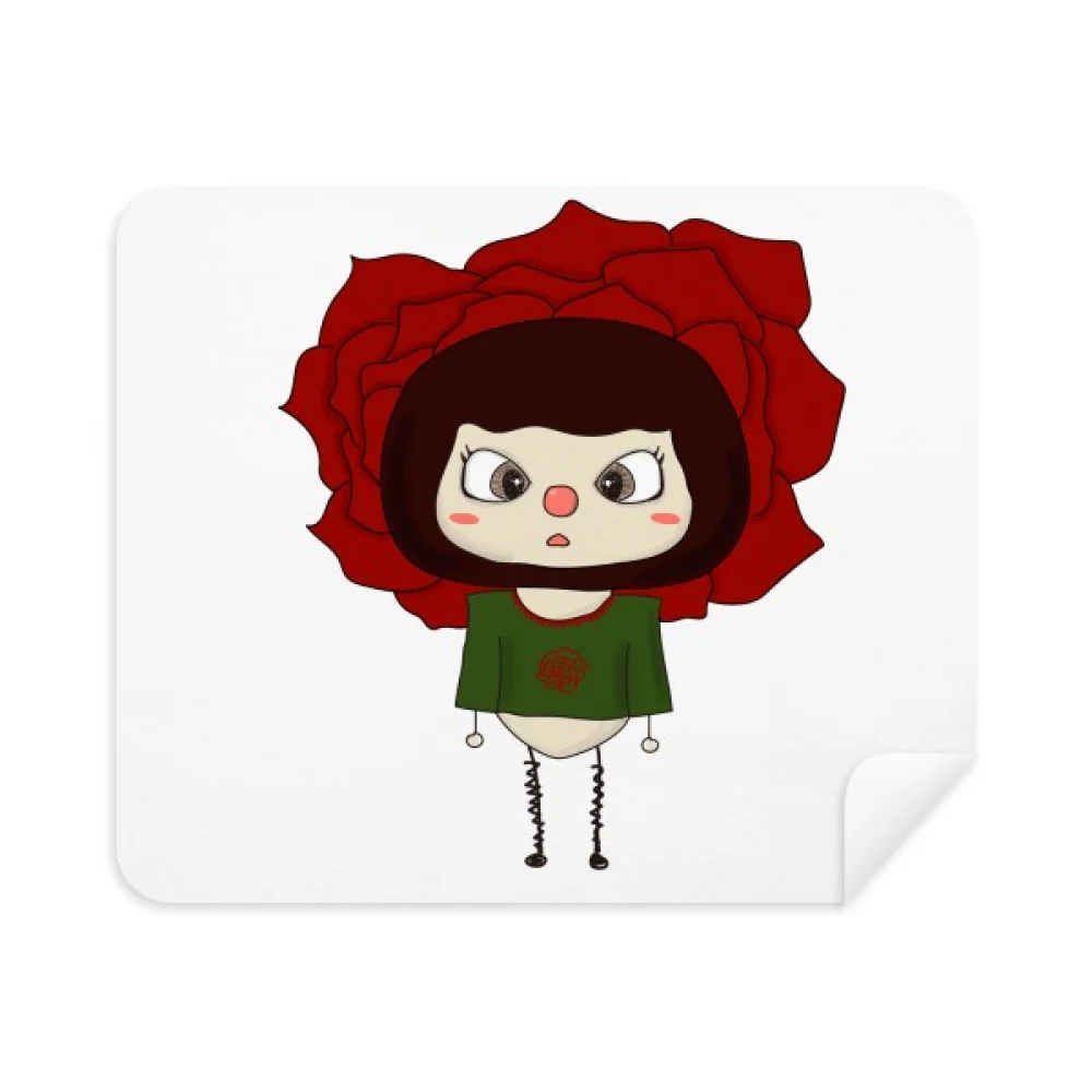 

Rose Love Red Romance Leave Beauty UU Cleaning Cloth Screen Cleaner 2pcs Suede Fabric