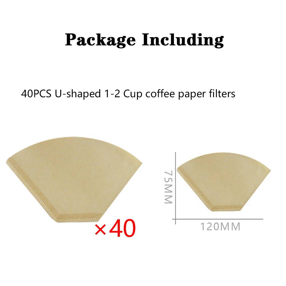 Portafiltro per carta da caffè in legno di noce, contenitore per la