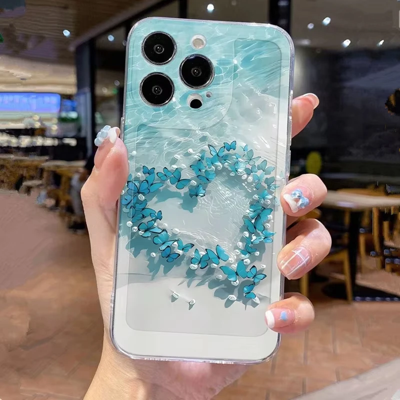 Ocean Turtle Sea Water Clear Soft Phone Case Cover