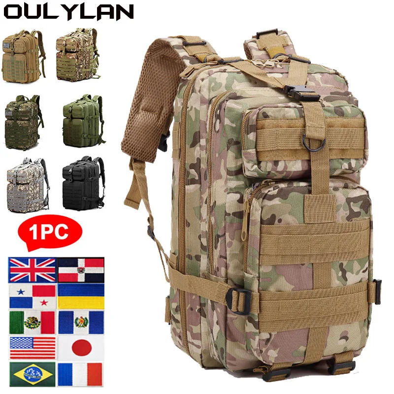 

Дорожный рюкзак для мужчин, походная сумка, мужские военные тактические рюкзаки, нейлоновые водонепроницаемые сумки, спортивная сумка для походов и охоты 30 л/50 л