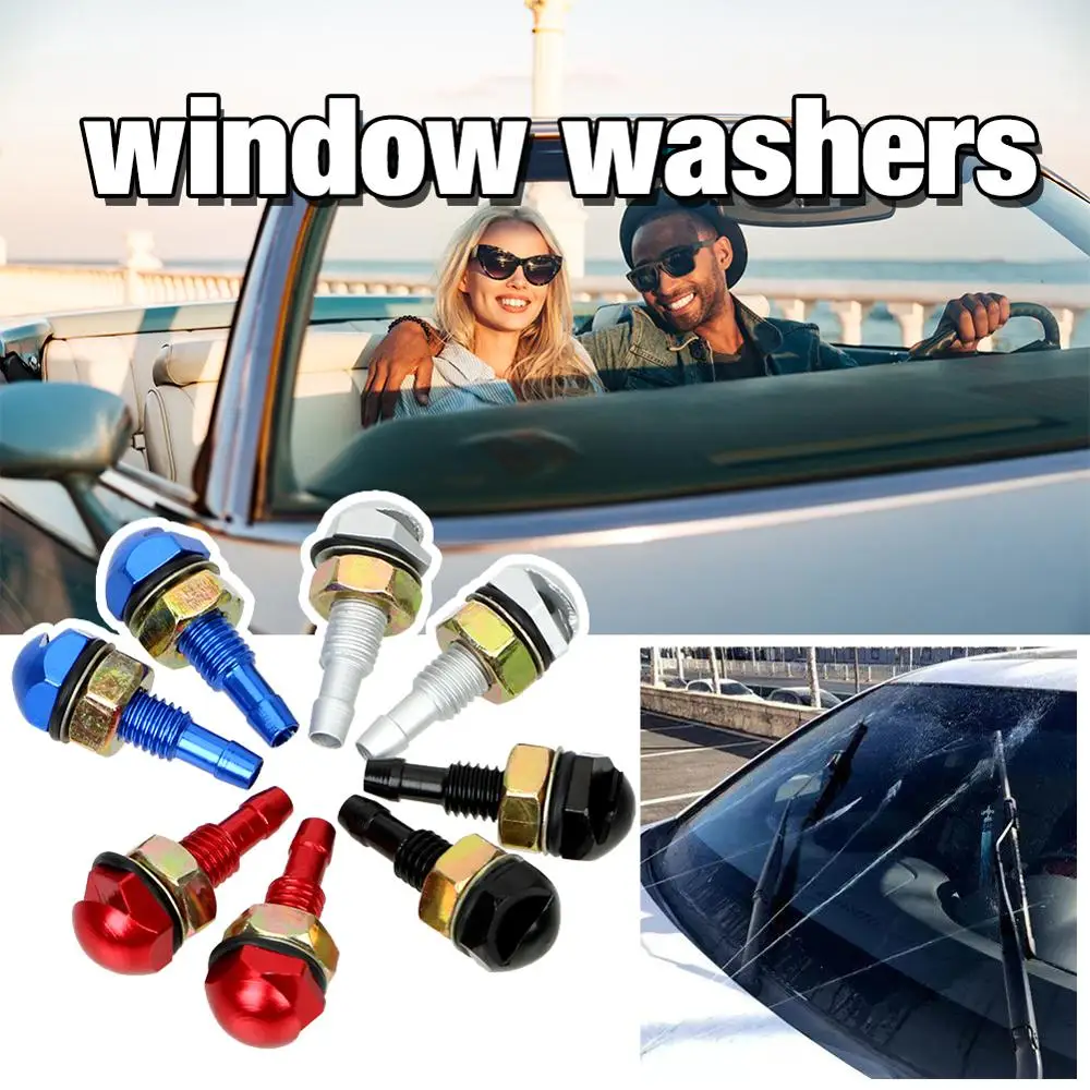 2Pcs Fan Shaped Car Cleaning Universal Washer Front Windshield