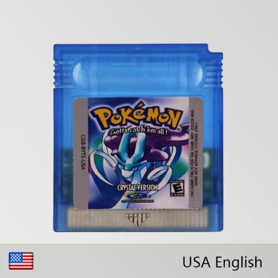 thumbnail image 1 of GBC Series Game Cartridge 16-Bit Video Game Console Card Blue Crystal Green Gold Red Silver Yellow English for GBC/GBA, 1 of 5