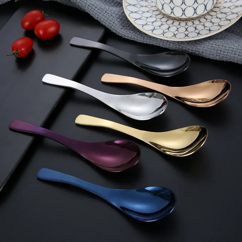 

304 stainless steel spoon children's meal spoon stainless steel tableware spoon
