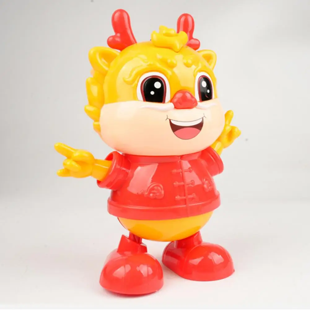 Cartoon Dragon Shape Toy Electric Toy for Kids Attractive Electric Toy Dragon Lighting Dancing Swing Music for Children\'s