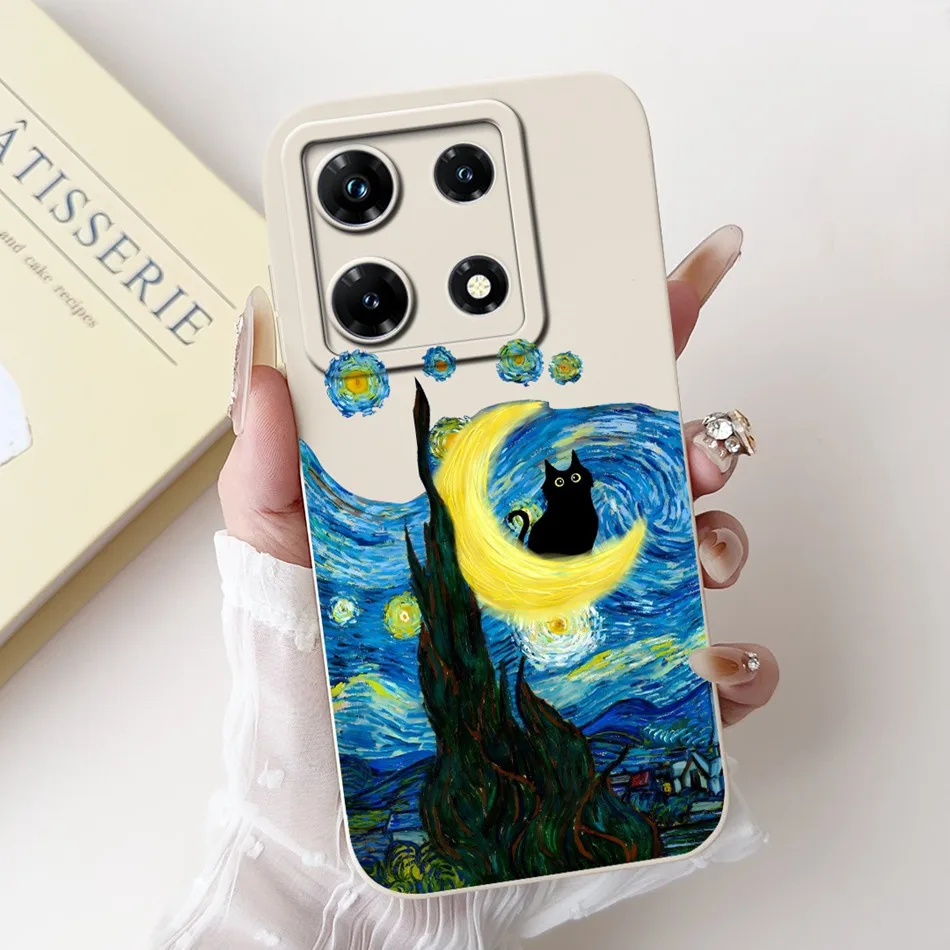 Elegant Painted Soft Silicone Shockproof Phone Case
