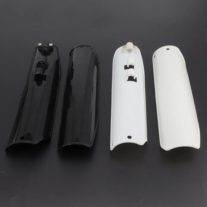 먼지 핏 자전거 플라스틱 커버 프론트 포크 가드 CRF70 KLX110 Kayo 140 BSE PH07 Apollo 125CC 프론트 쇼크 쉴드 화이트 블랙