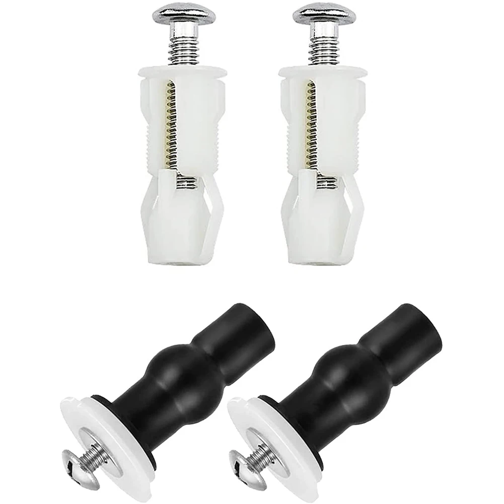 Description Picture 4 of item4pcs Top Fix Toilet Seat Screws Nut Cover Lid Pan Fixing WC Blind Hole Fitting Kits Universal Bathroom Accessories